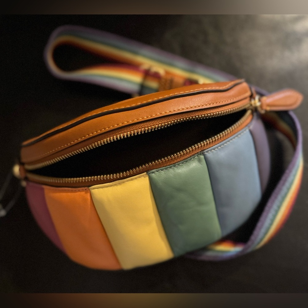 COACH Bethany Belt Bag With Rainbow Quilting NEW - Picture 9 of 16